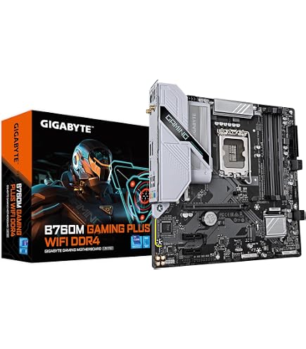 GIGABYTE B760M AORUS ELITE WIFI6E DDR4 GEN5 with Intel B760 Micro